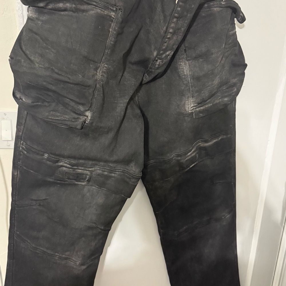 MNML Black Cargo Pants